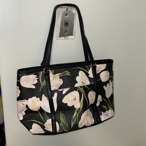 Dana Buchman Floral handbag - Picture 4 of 15